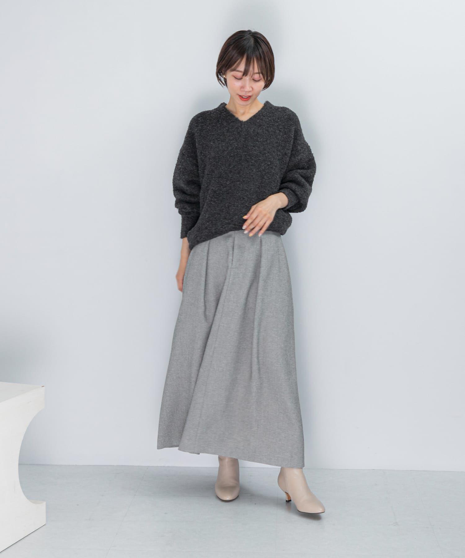 URBAN RESEARCH ROSSO「タックスカート」|スカート|