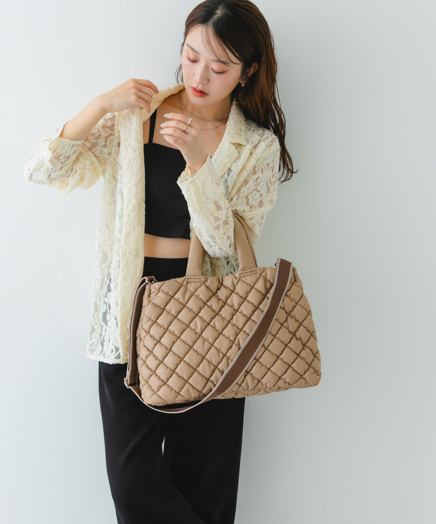 RODE SKO「テープショルダーキルティングバッグ」|ショルダー・メッセンジャー|