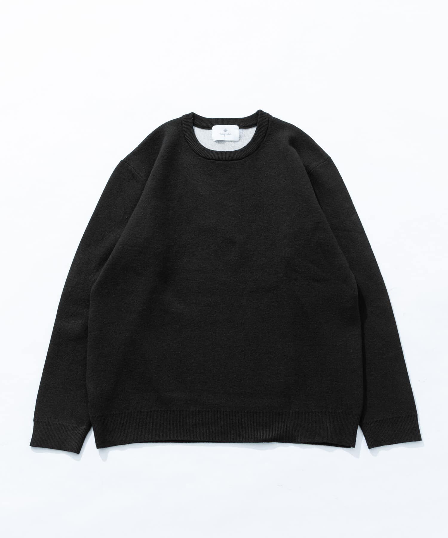 Sonny Label 「抗ピルウォッシャブルクルーネックニット」|ニット・セーター|ブラック