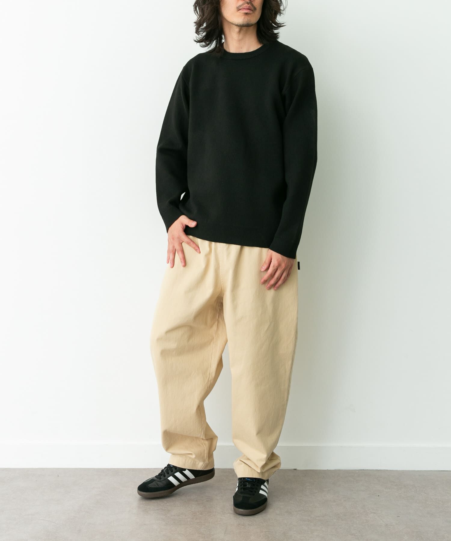 Sonny Label 「抗ピルウォッシャブルクルーネックニット」|ニット・セーター|