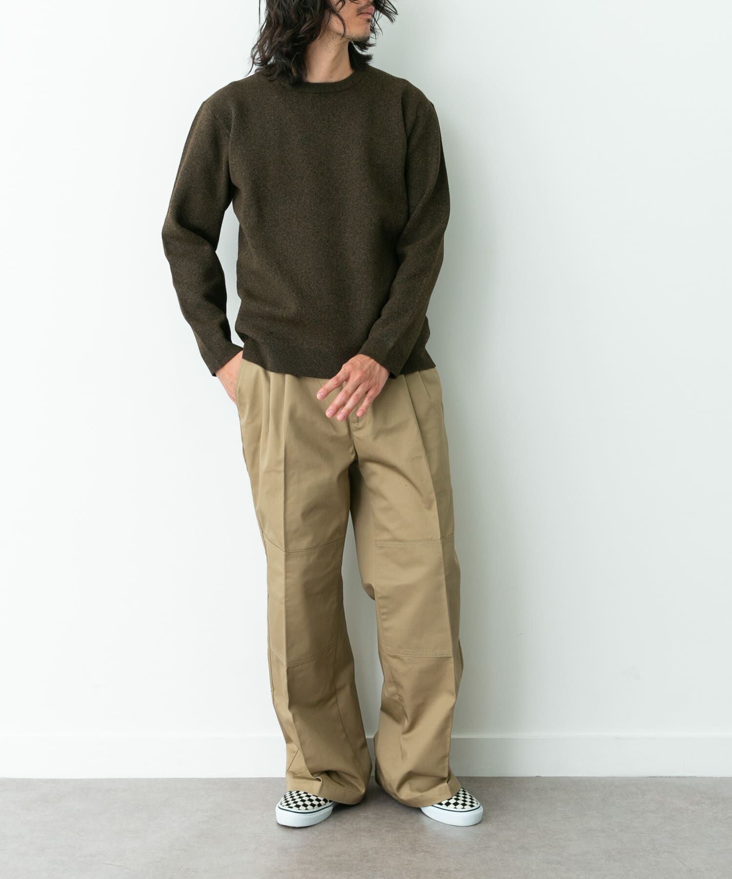 Sonny Label 「抗ピルウォッシャブルクルーネックニット」|ニット・セーター|