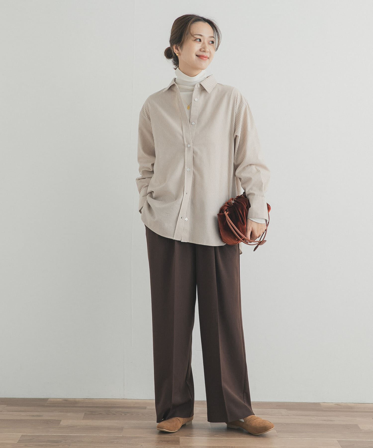 URBAN RESEARCH DOORS「起毛レギュラーカラーシャツ」|シャツ・ブラウス|