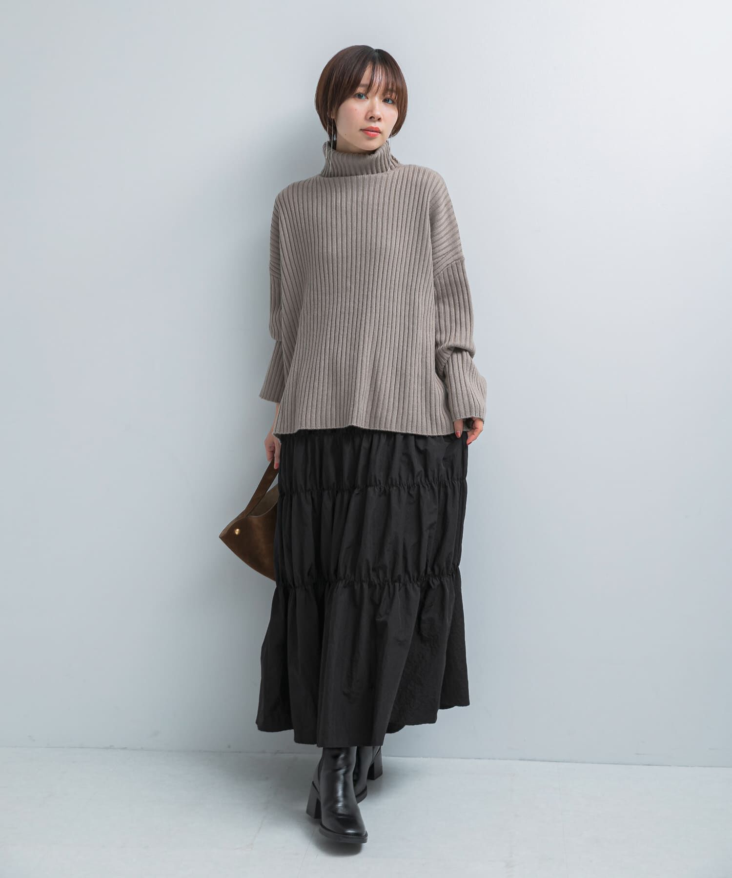 URBAN RESEARCH ROSSO「ブライトシャーリングスカート」|スカート|