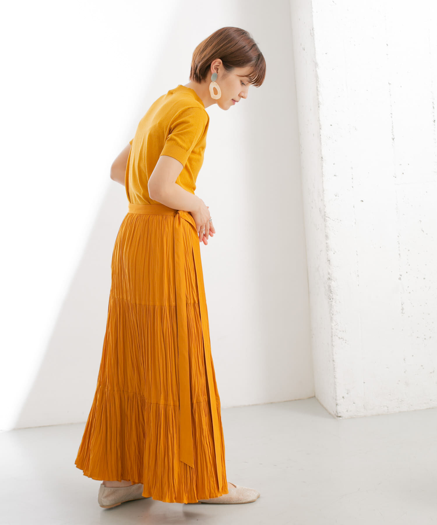  「ラップギャザースカート」|スカート|