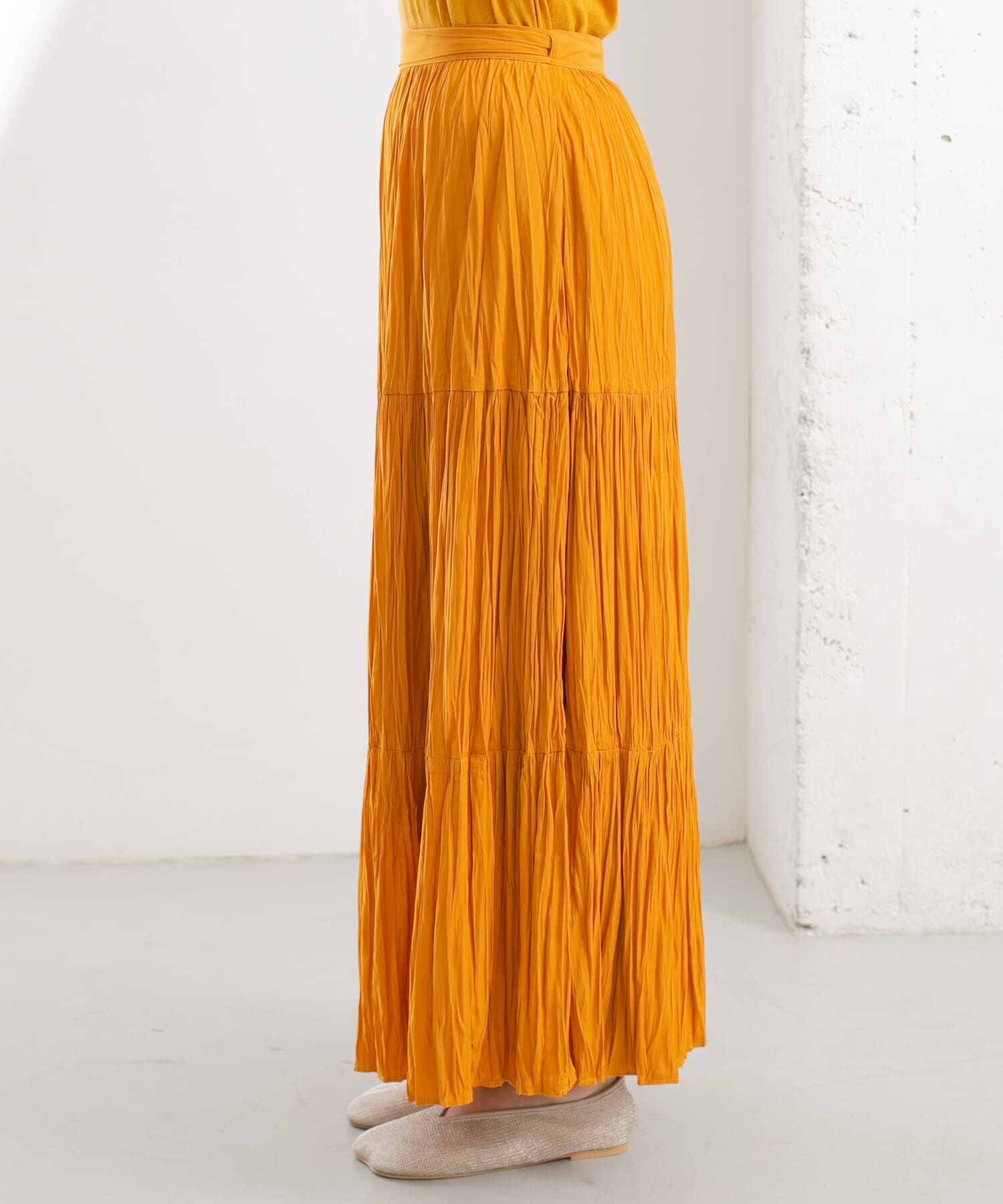  「ラップギャザースカート」|スカート|