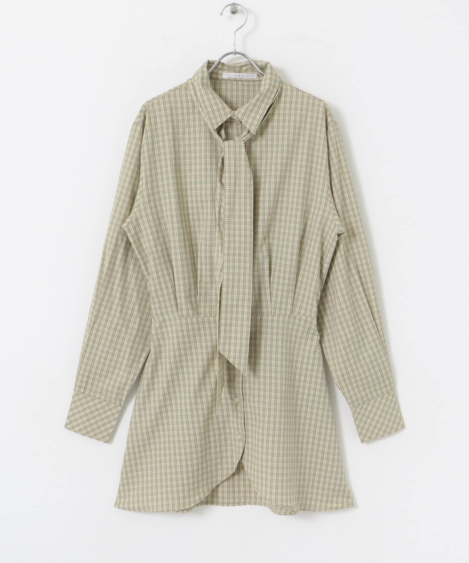  「ウエストマークチェックシャツ」|シャツ・ブラウス|