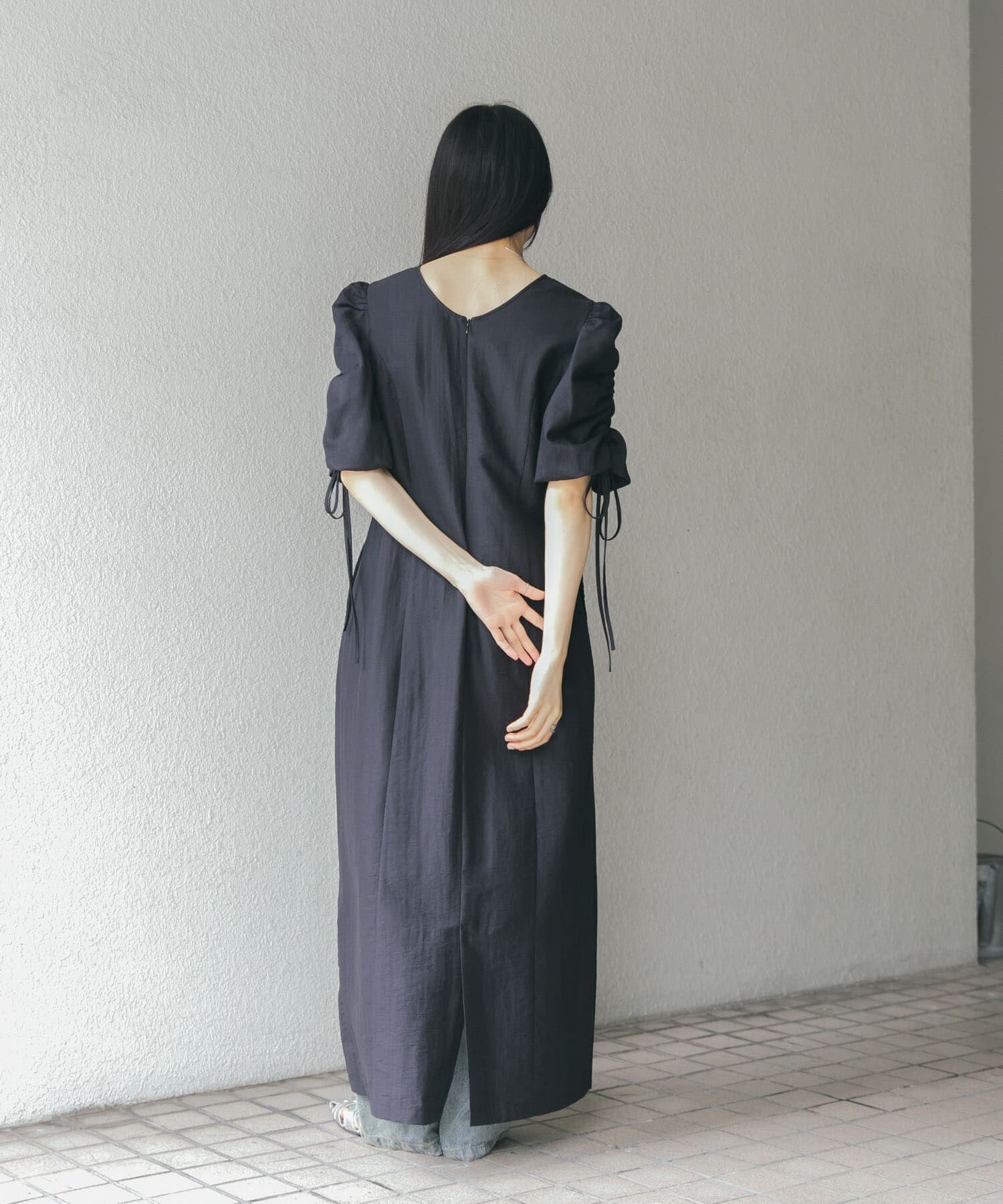  「『2サイズ展開』ドロストスリーブワンピース」|ワンピース|