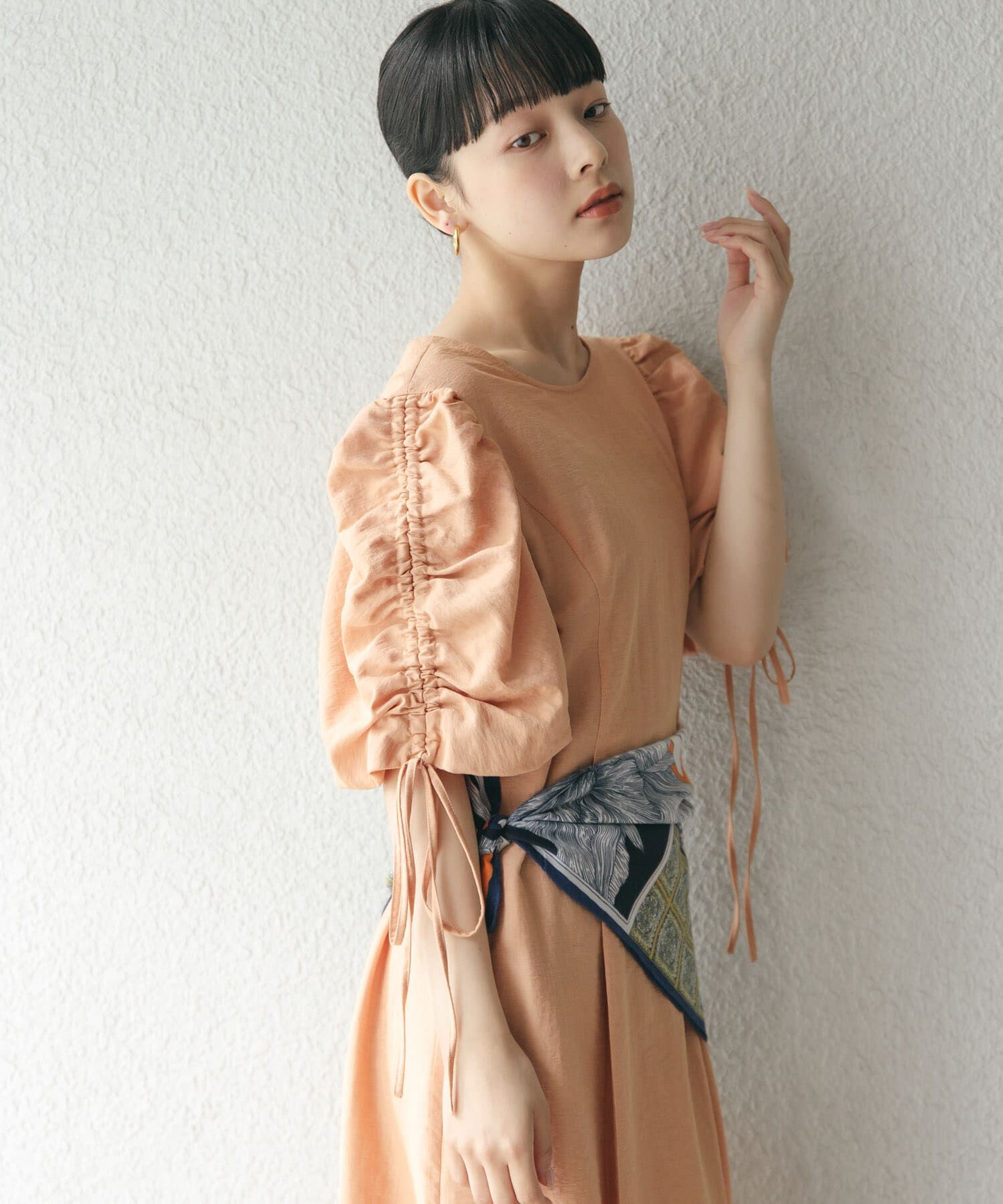  「『2サイズ展開』ドロストスリーブワンピース」|ワンピース|