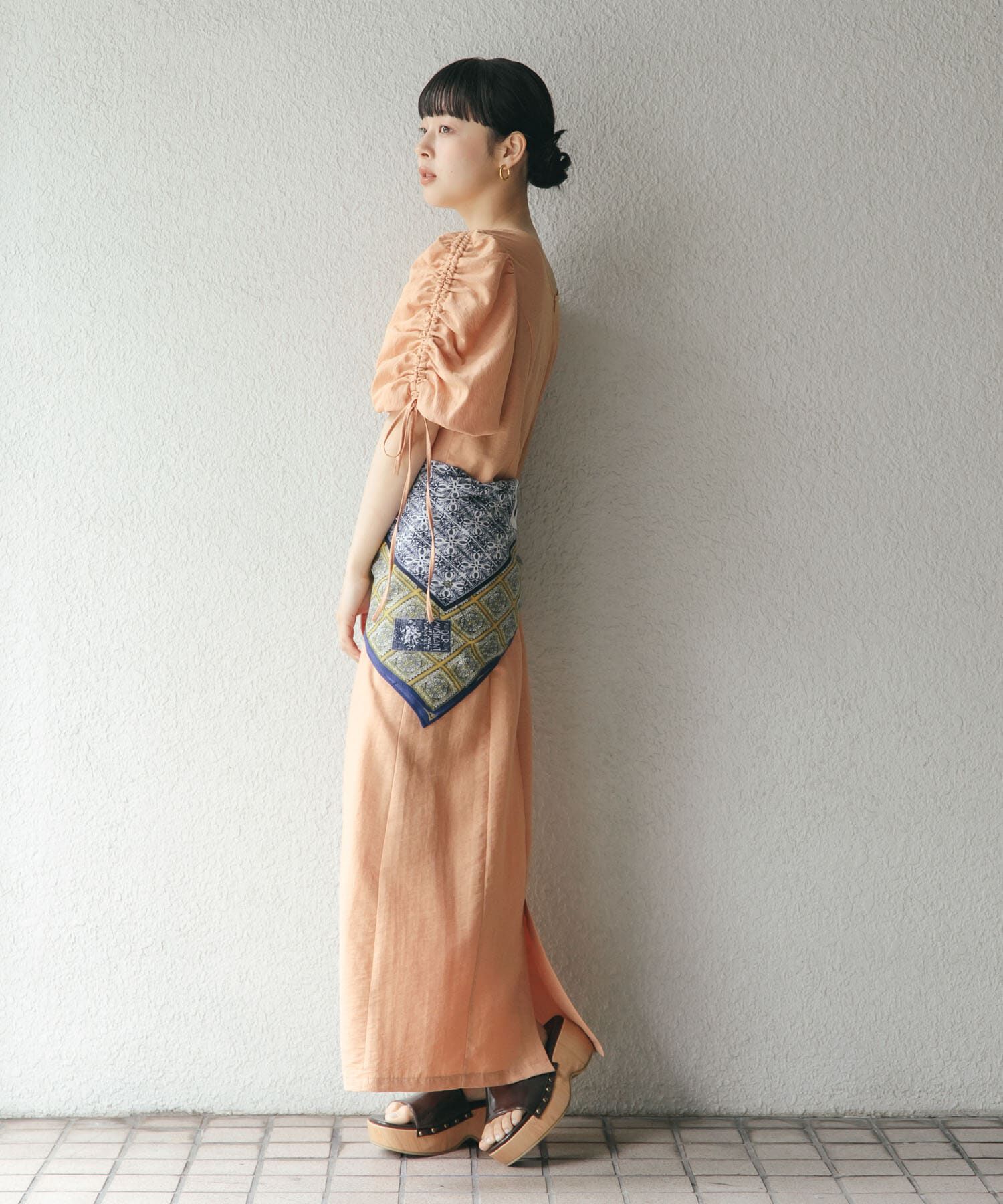  「『2サイズ展開』ドロストスリーブワンピース」|ワンピース|