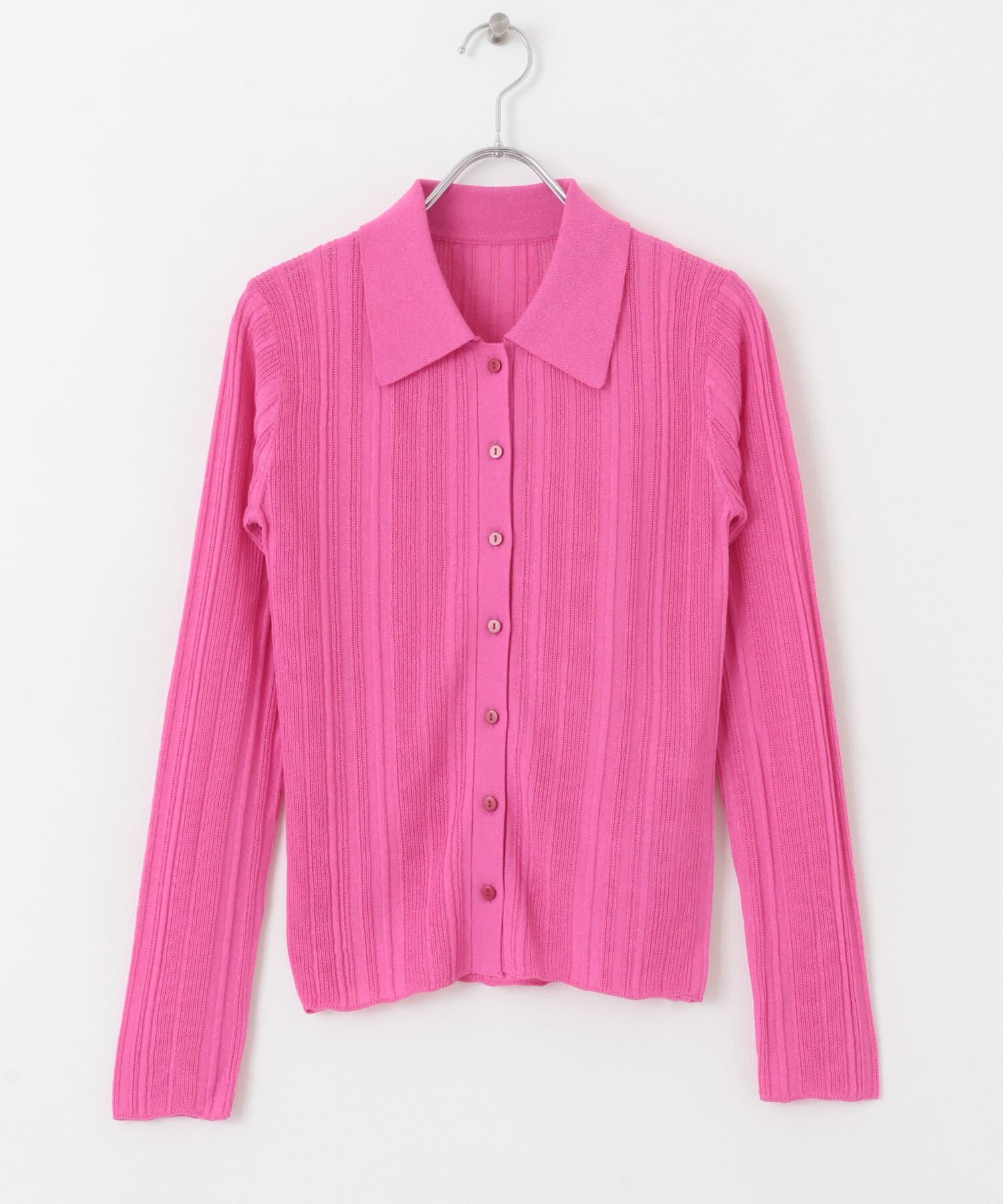 SENSE OF PLACE by URBAN RESEARCH「ランダムリブニットカーディガン」|カーディガン|