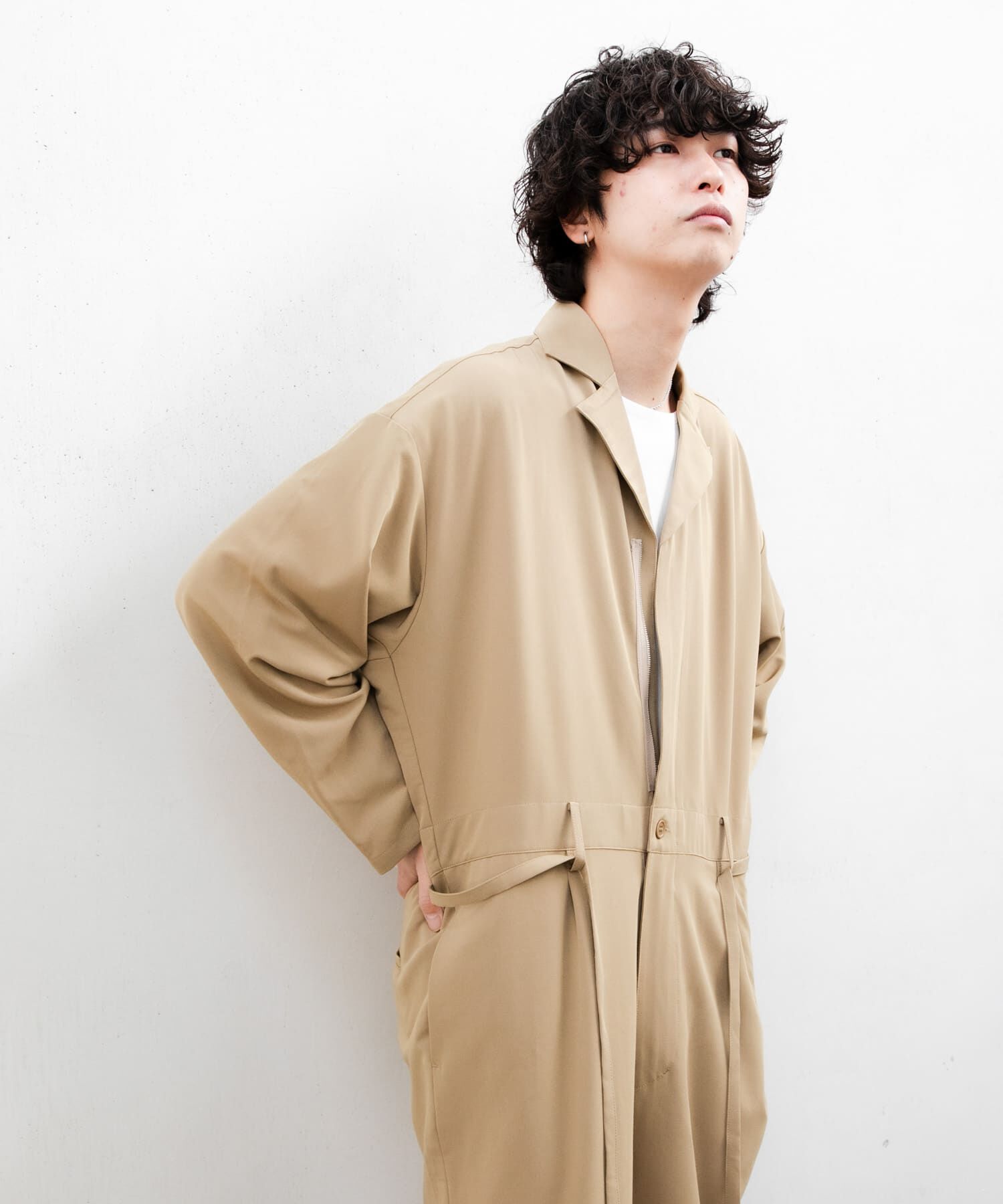 SENSE OF PLACE by URBAN RESEARCH「ベルトテッドジャンプスーツ」|オールインワン|