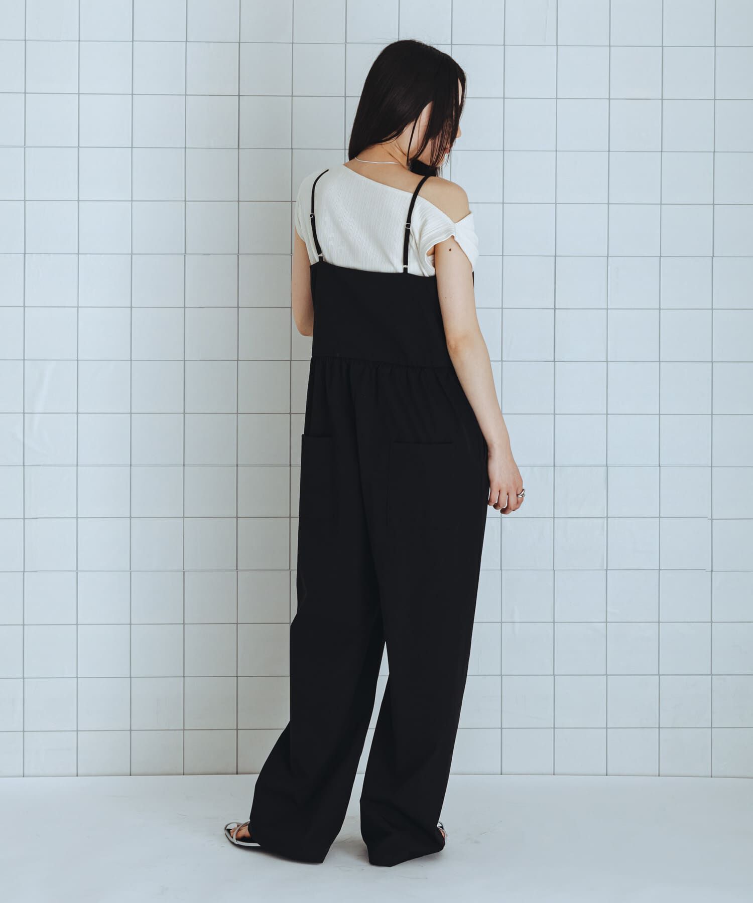 SENSE OF PLACE by URBAN RESEARCH「撥水UVカットウエストドローオールインワン」|スカート|