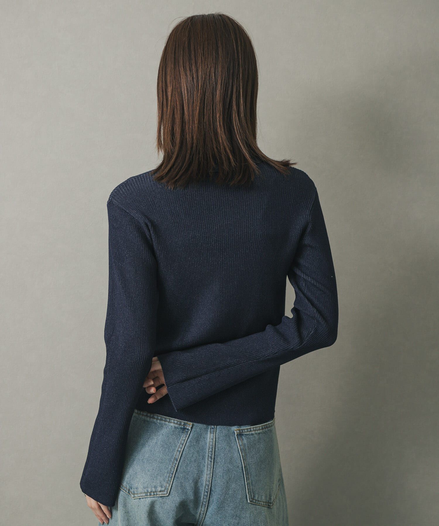 SENSE OF PLACE by URBAN RESEARCH「フロントホックエリツキコンパクトカーディガン」|カーディガン|