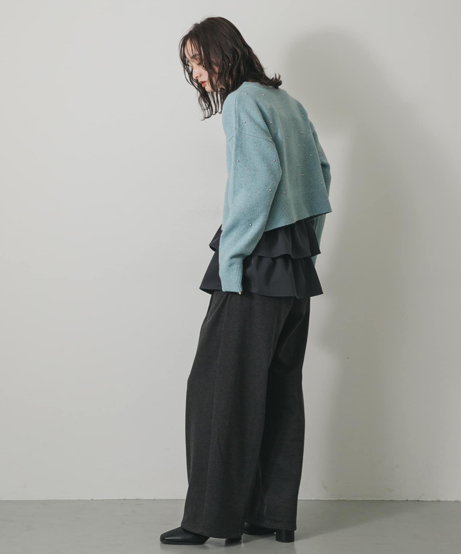 SENSE OF PLACE by URBAN RESEARCH「『洗濯可』ボールビーズカーディガン」|カーディガン|