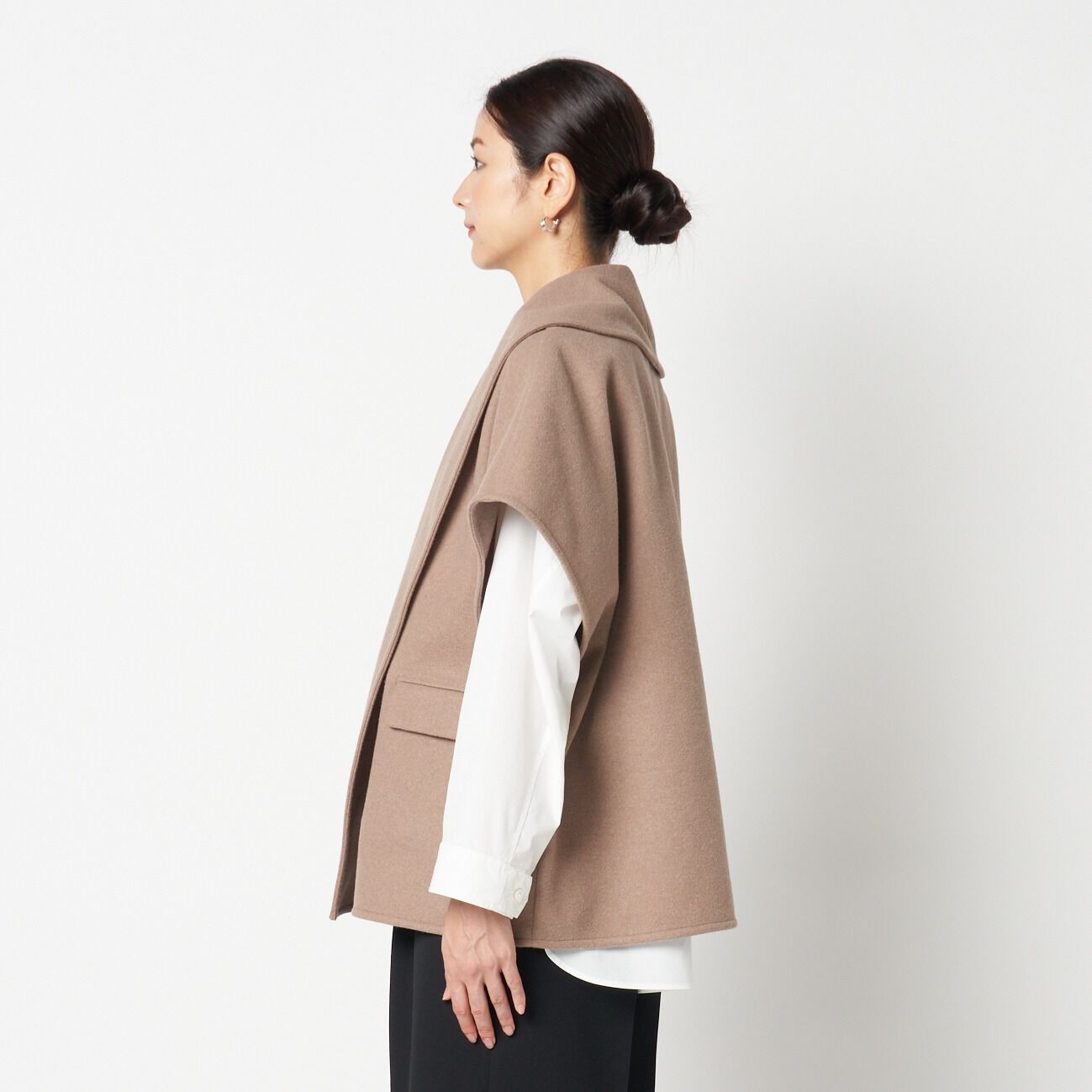 HELIOPOLE「HELIOPOLE SHAWL COLLAR GILET」|ブルゾン・スタジャン|