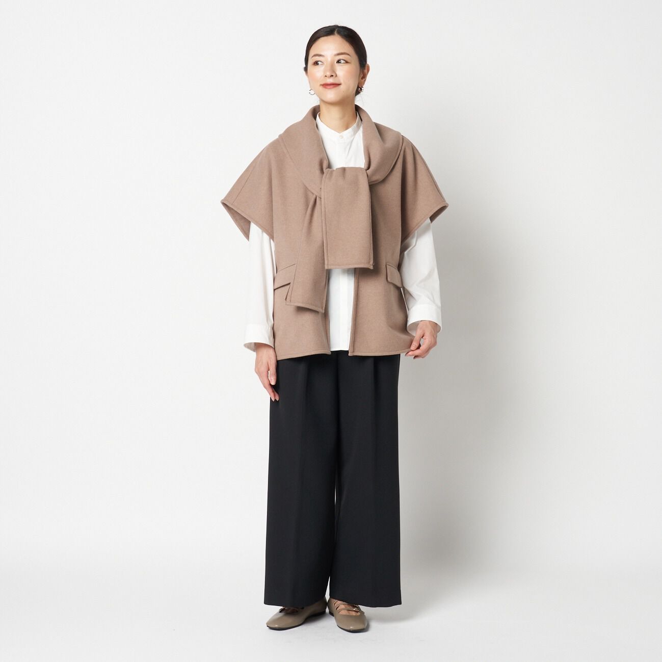 HELIOPOLE「HELIOPOLE SHAWL COLLAR GILET」|ブルゾン・スタジャン|