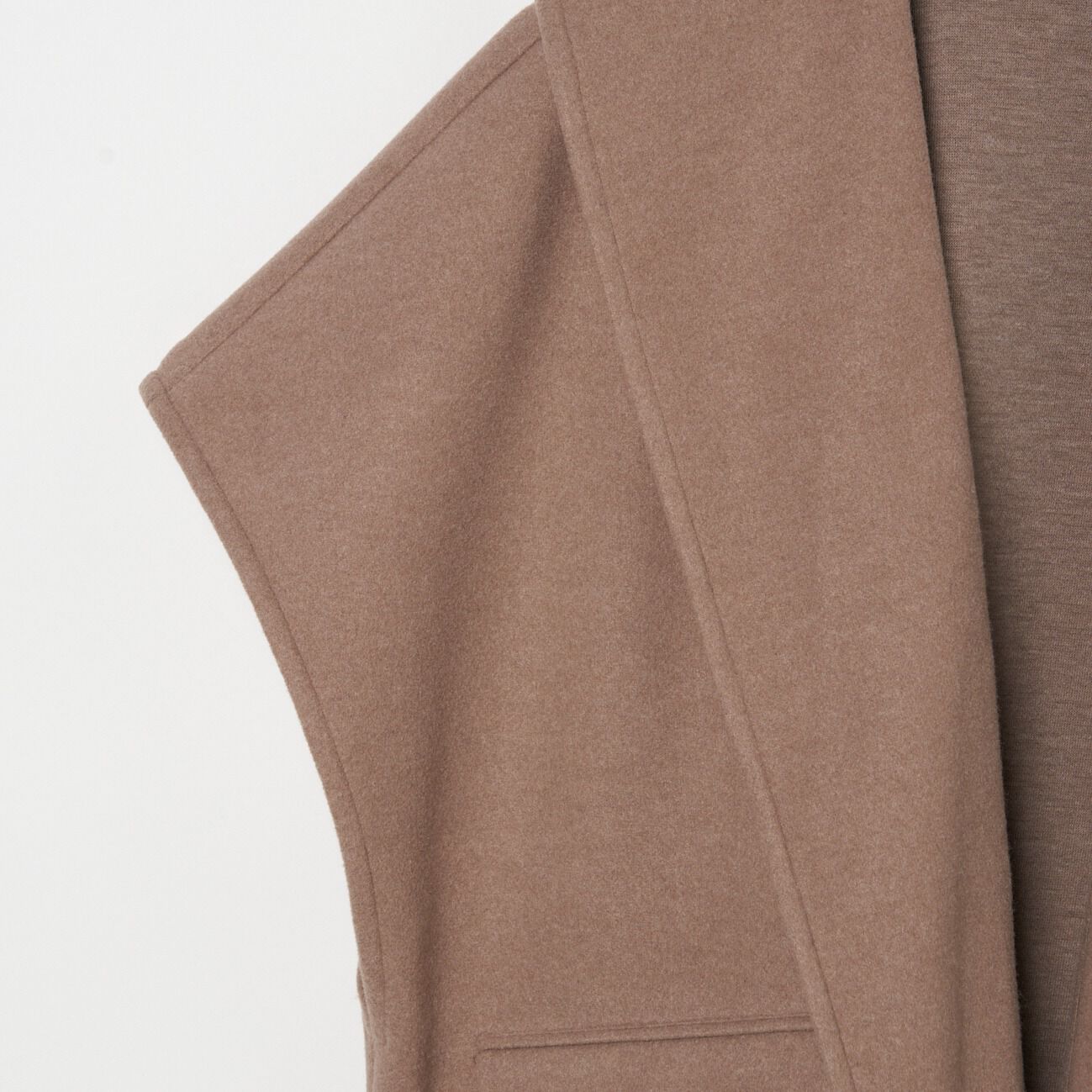 HELIOPOLE「HELIOPOLE SHAWL COLLAR GILET」|ブルゾン・スタジャン|