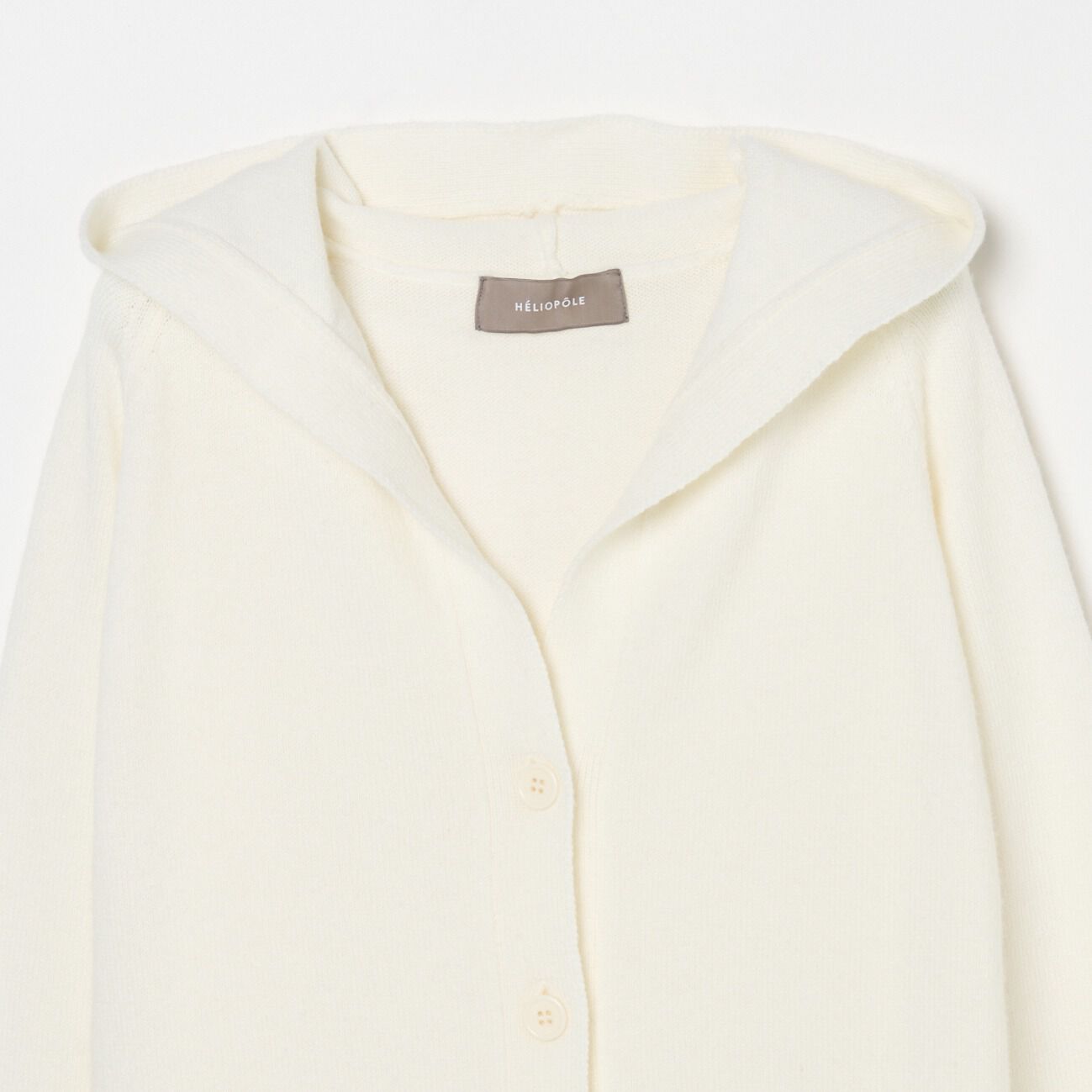 HELIOPOLE「HELIOPOLE KNIT HOODIE CARDIGAN」|ニット・セーター|
