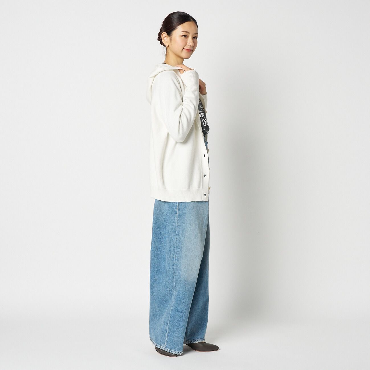 HELIOPOLE「HELIOPOLE KNIT HOODIE CARDIGAN」|ニット・セーター|