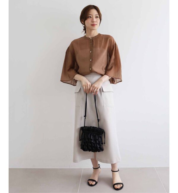 le.coeur blanc「ドライストレッチカーゴスカート」|スカート|