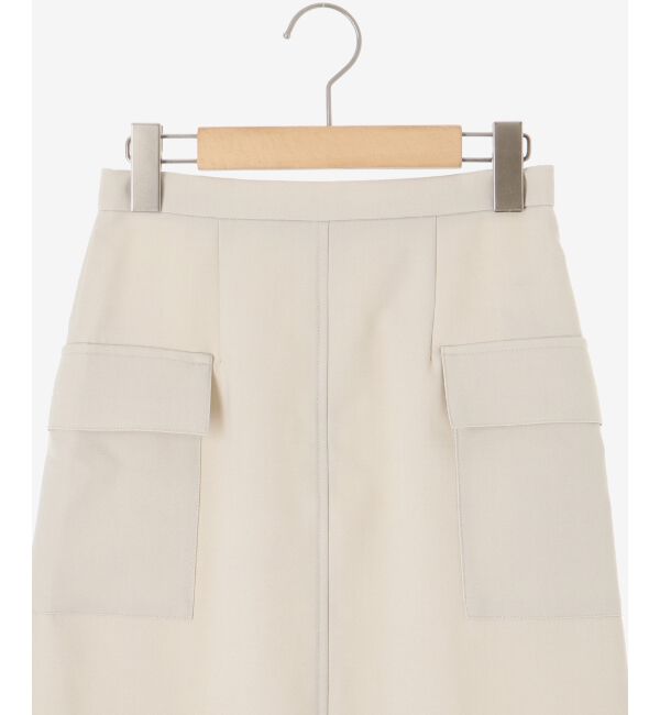 le.coeur blanc「ドライストレッチカーゴスカート」|スカート|