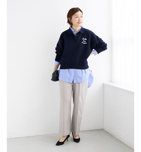 le.coeur blanc「《毎年人気！履きやすさ抜群！》アサレチックイージーワイドパンツ」|その他|