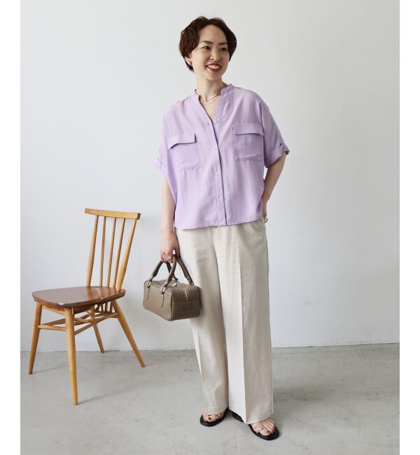 le.coeur blanc「《毎年人気！履きやすさ抜群！》アサレチックイージーワイドパンツ」|その他|