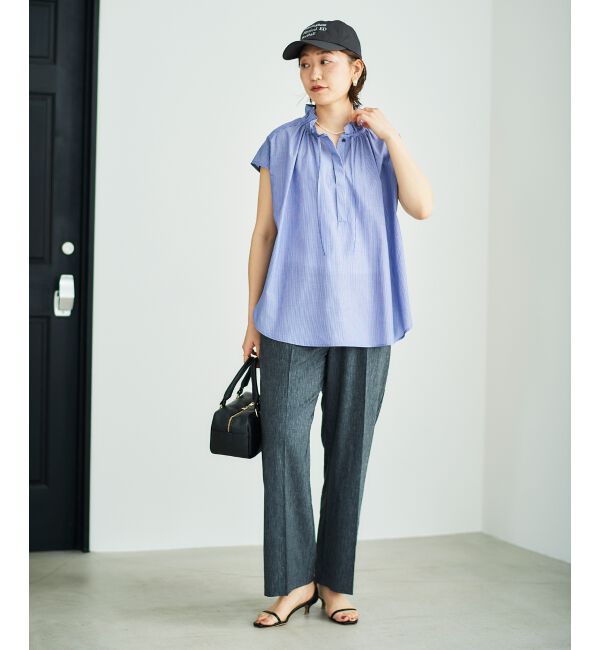 le.coeur blanc「《毎年人気！履きやすさ抜群！》アサレチックイージーワイドパンツ」|その他|