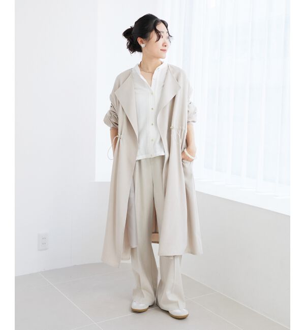 le.coeur blanc「《手洗い可能》ドロストシアーシャツブルゾン」|シャツ・ブラウス|