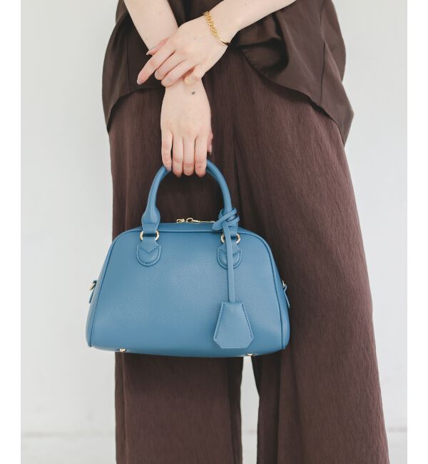  「フェイクレザーボストンBAG」|ボストンバッグ|