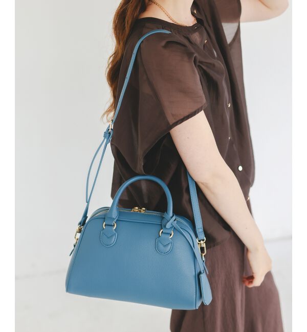  「フェイクレザーボストンBAG」|ボストンバッグ|