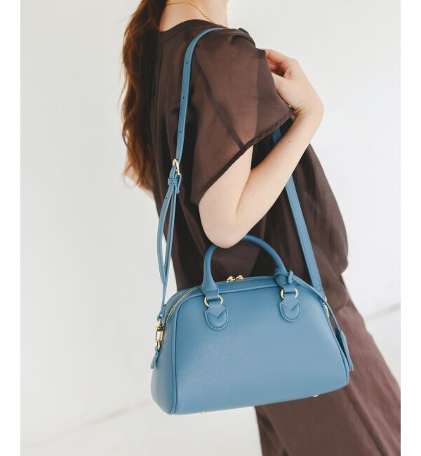  「フェイクレザーボストンBAG」|ボストンバッグ|