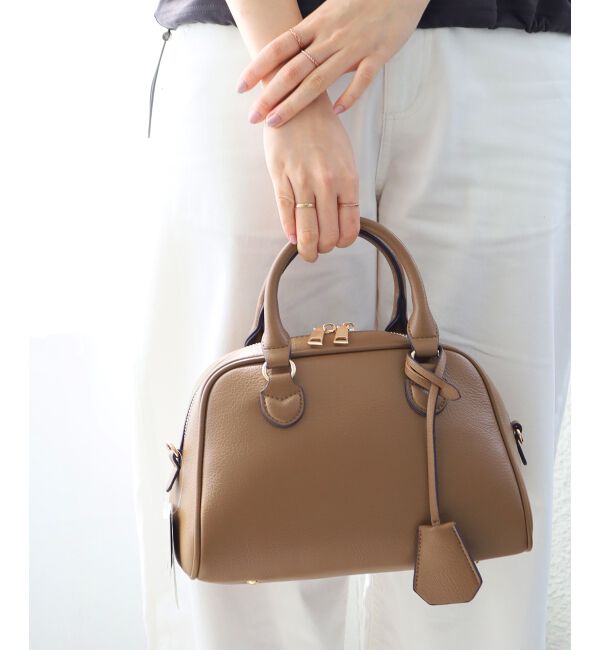  「フェイクレザーボストンBAG」|ボストンバッグ|