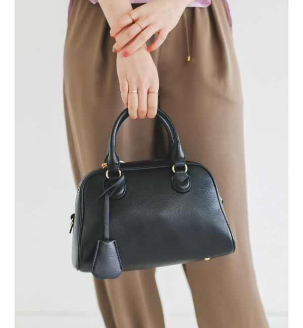  「フェイクレザーボストンBAG」|ボストンバッグ|