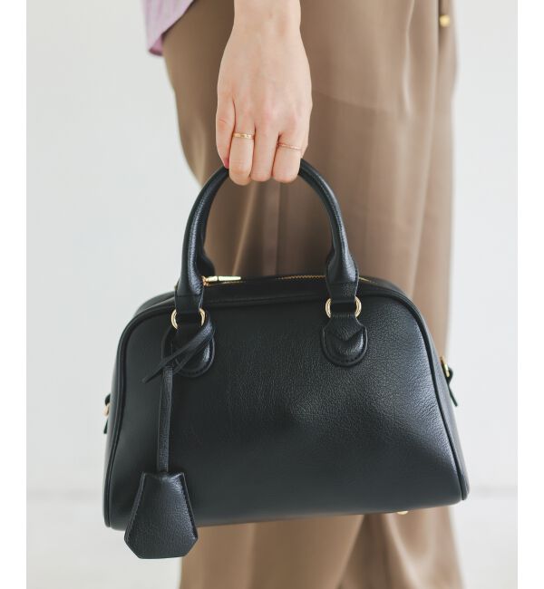  「フェイクレザーボストンBAG」|ボストンバッグ|