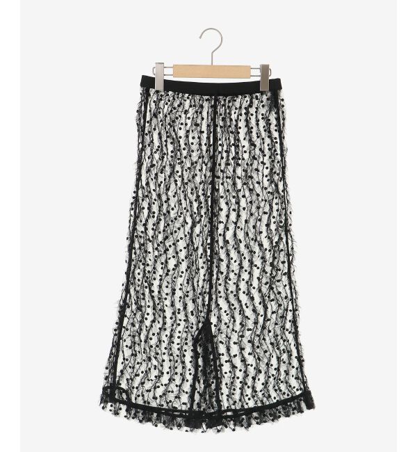  「《手洗い可能》TORRAZZO DONNA別注ベロアドットチュールスカート」|スカート|