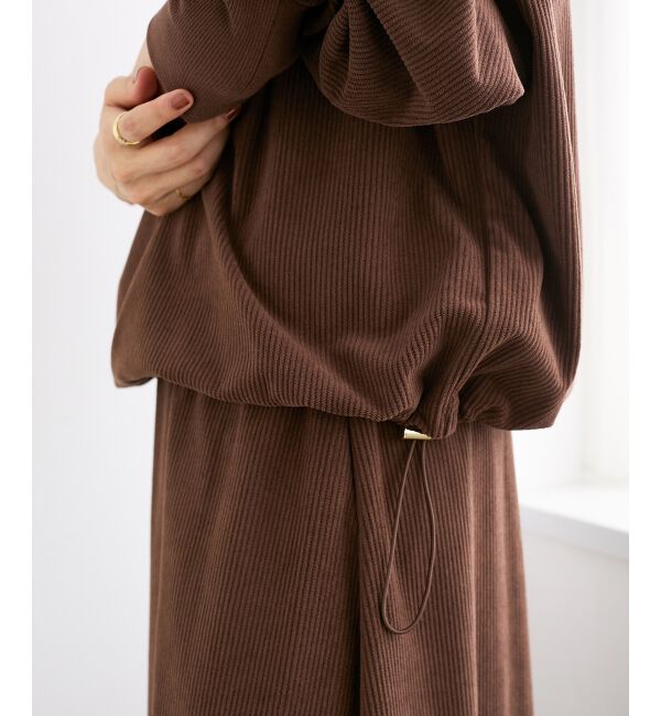  「《手洗い可能》カットコーデュロイ2WAYプル&times;スカートセット」|ワンピース|