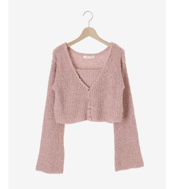 MAJESTICLEGON「ハートボタンカーディガン&キャミセット」|ニット・セーター|