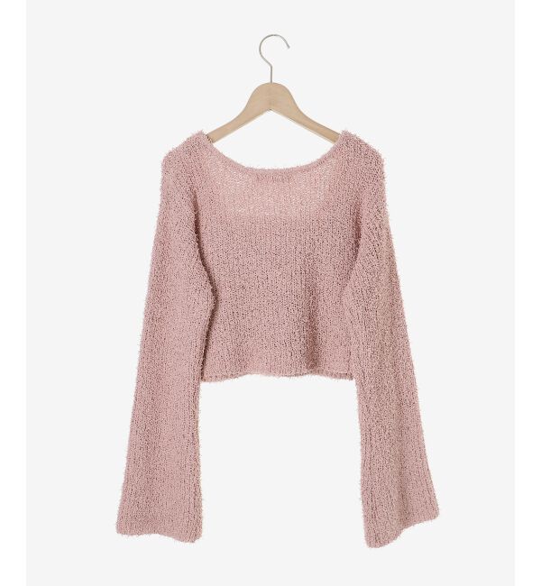 MAJESTICLEGON「ハートボタンカーディガン&キャミセット」|ニット・セーター|