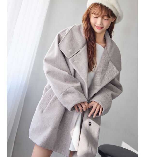 MAJESTICLEGON「ボリュームスリーブミディコート」|その他|