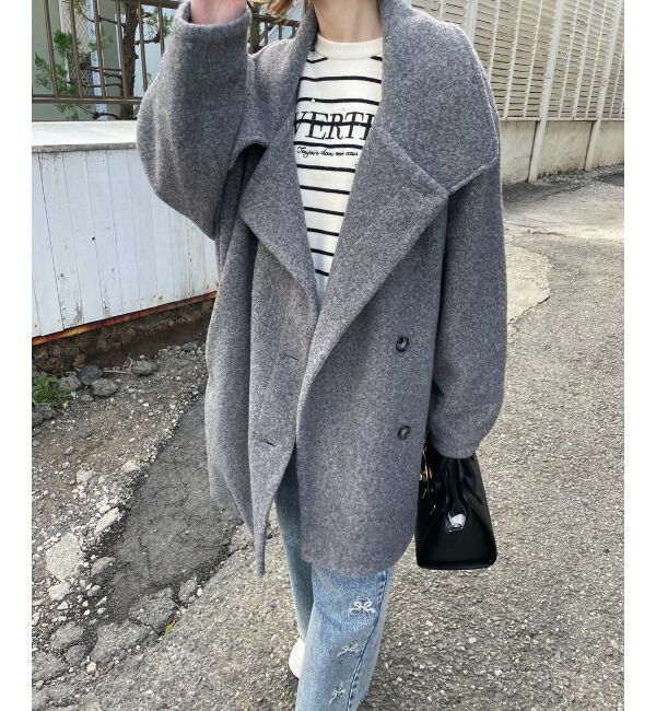 MAJESTICLEGON「ボリュームスリーブミディコート」|その他|