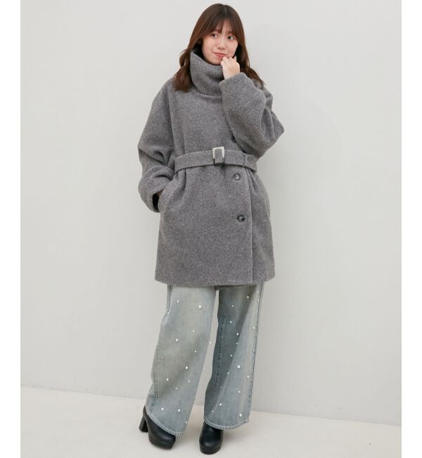 MAJESTICLEGON「ボリュームスリーブミディコート」|その他|