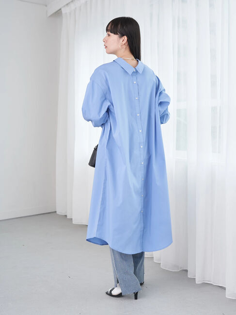 earth music&ecology「シャツワンピース」|ワンピース|