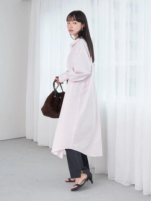 earth music&ecology「シャツワンピース」|ワンピース|