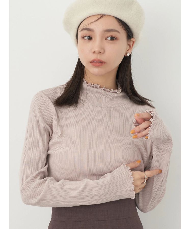 earth music&ecology「コットンシアータートルネックプルオーバー」|Tシャツ・カットソー|