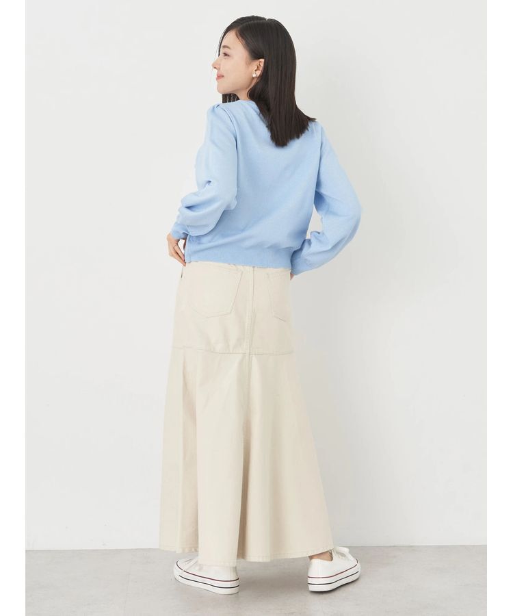 earth music&ecology「ラメニットカーディガン」|カーディガン|