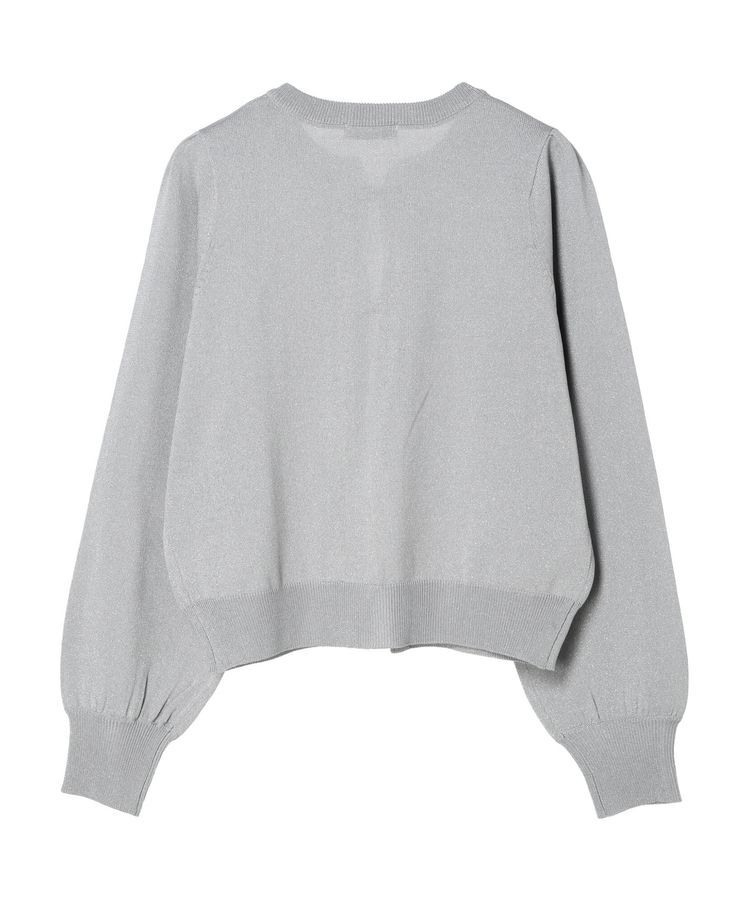 earth music&ecology「ラメニットカーディガン」|カーディガン|