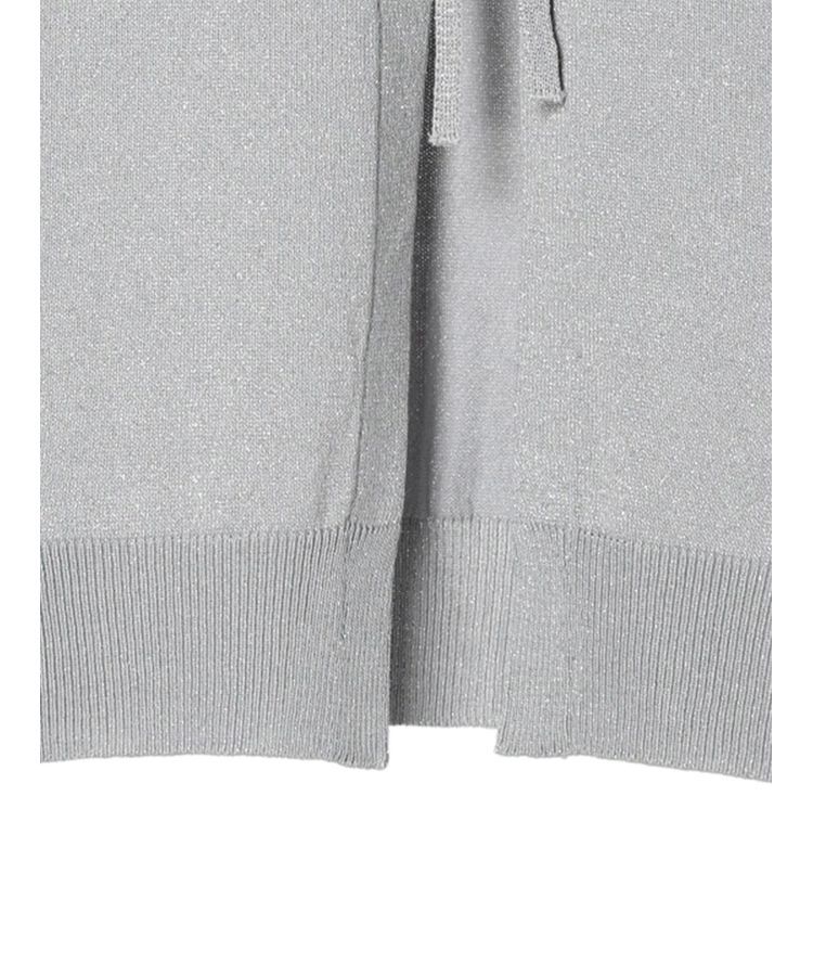 earth music&ecology「ラメニットカーディガン」|カーディガン|