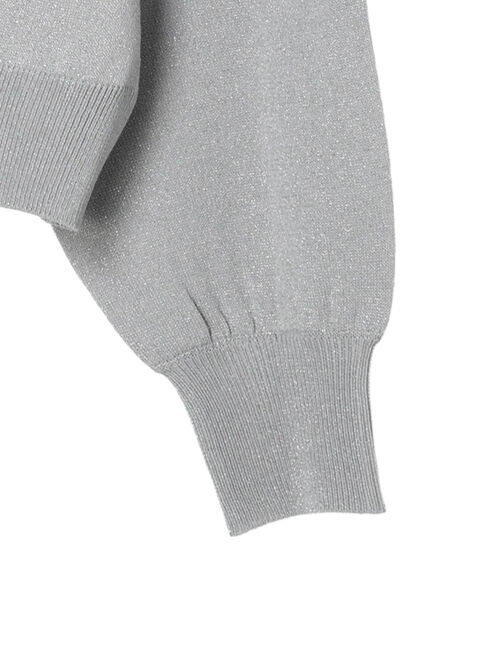 earth music&ecology「ラメニットカーディガン」|カーディガン|