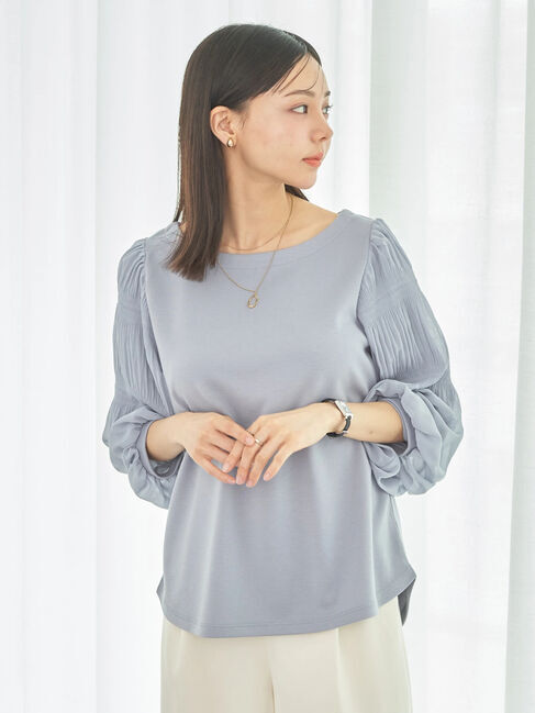 earth music&ecology「マジョリカプリーツプルオーバー」|Tシャツ・カットソー|Sax